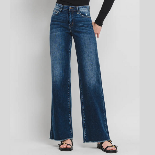 Flying Monkey High Rise Wide Leg Jean